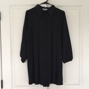 Pinkyotto Black Pleat Mini Dress